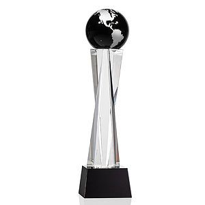 Havant Globe Award - Black/Silver