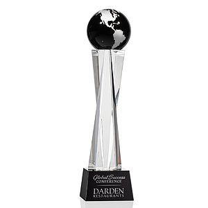 Havant Globe Award - Black/Silver