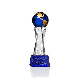 Havant Globe Award - Blue/Gold