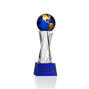 Havant Globe Award - Blue/Gold
