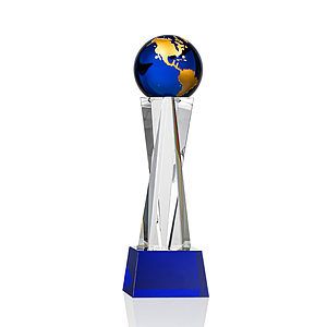 Havant Globe Award - Blue/Gold