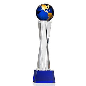 Havant Globe Award - Blue/Gold