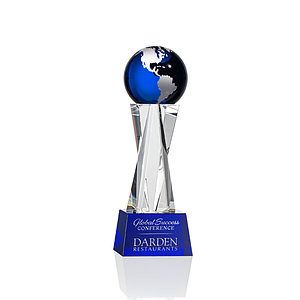 Havant Globe Award - Blue/Silver