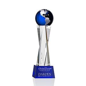Havant Globe Award - Blue/Silver