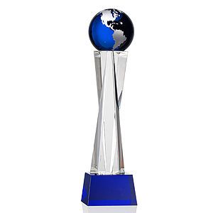 Havant Globe Award - Blue/Silver