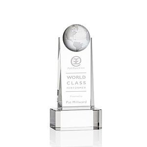 Sherbourne Globe Award on Base - Clear
