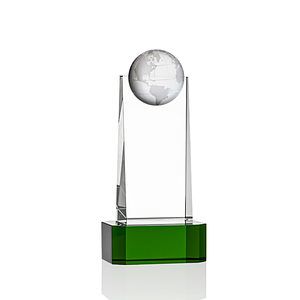 Sherbourne Globe Award on Base - Green