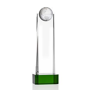 Sherbourne Globe Award on Base - Green