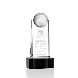 Sherbourne Globe Award on Base - Black