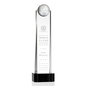 Sherbourne Globe Award on Base - Black
