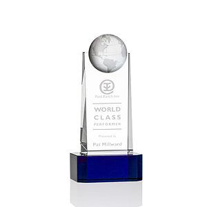 Sherbourne Globe Award on Base - Blue