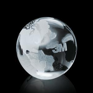 Globe Paperweight - Clear