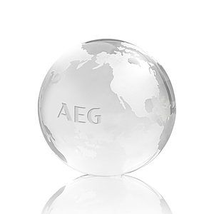 Globe Paperweight - Clear