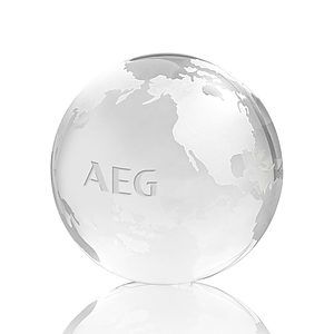 Globe Paperweight - Clear