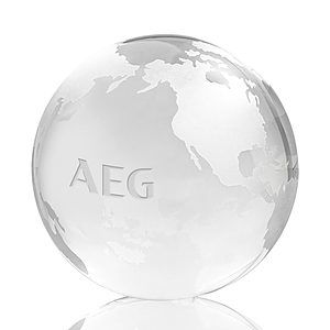 Globe Paperweight - Clear