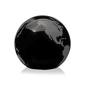 Globe Paperweight - Black