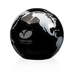 Globe Paperweight - Black
