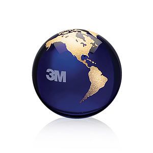 Globe Paperweight - Blue
