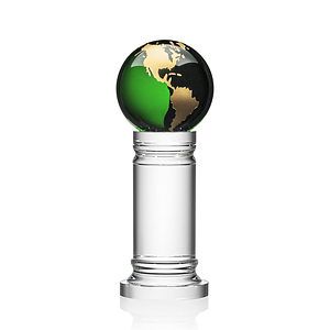 Colverstone Globe Award - Green/Gold