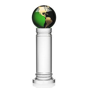 Colverstone Globe Award - Green/Gold