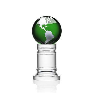 Colverstone Globe Award - Green/Silver