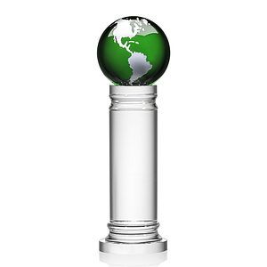 Colverstone Globe Award - Green/Silver