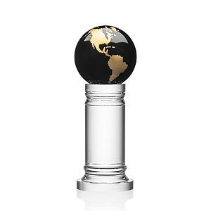 Colverstone Globe Award - Black/Gold