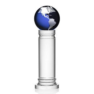 Colverstone Globe Award - Blue/Silver