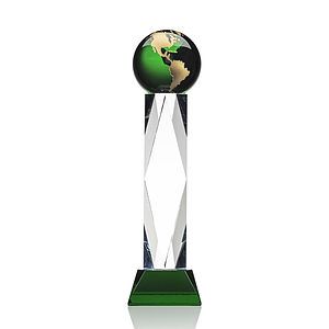 Ripley Globe Award - Green/Gold