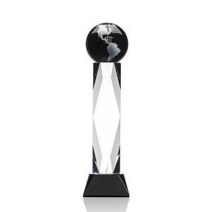 Ripley Globe Award - Black/Silver