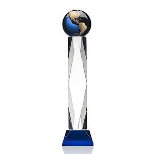 Ripley Globe Award - Blue/Gold