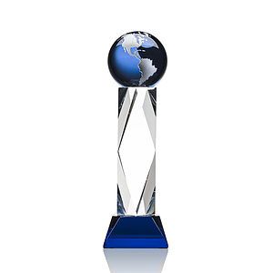 Ripley Globe Award - Blue/Silver