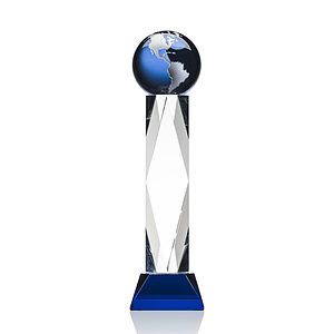 Ripley Globe Award - Blue/Silver