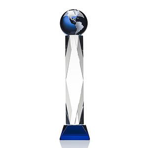 Ripley Globe Award - Blue/Silver