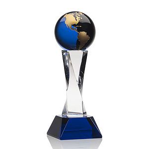 Langport Globe Award - Blue