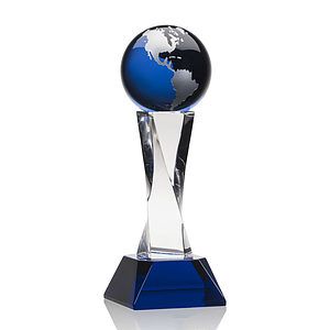 Langport Globe Award - Blue