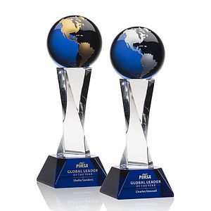 Langport Globe Award - Blue