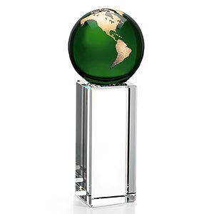 Luz Globe Award - Green/Gold