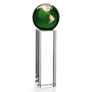 Luz Globe Award - Green/Gold
