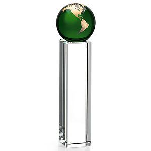 Luz Globe Award - Green/Gold