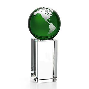 Luz Globe Award - Green/Silver