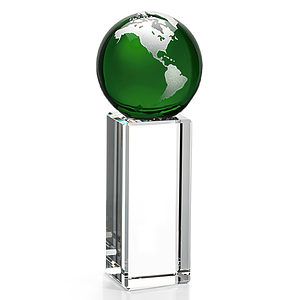 Luz Globe Award - Green/Silver