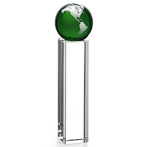 Luz Globe Award - Green/Silver