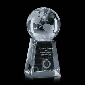Globe Award on Tall Base
