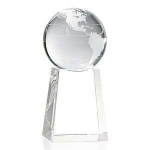 Globe Award on Tall Base