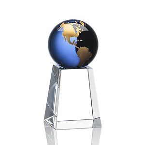 Heathcote Globe Award - Blue/Gold