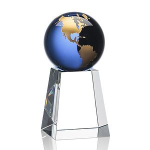 Heathcote Globe Award - Blue/Gold