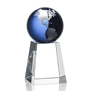 Heathcote Globe Award - Blue/Silver
