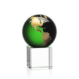 Haywood Globe Award - Green/Gold