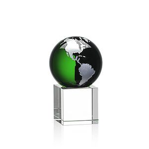 Haywood Globe Award - Green/Silver